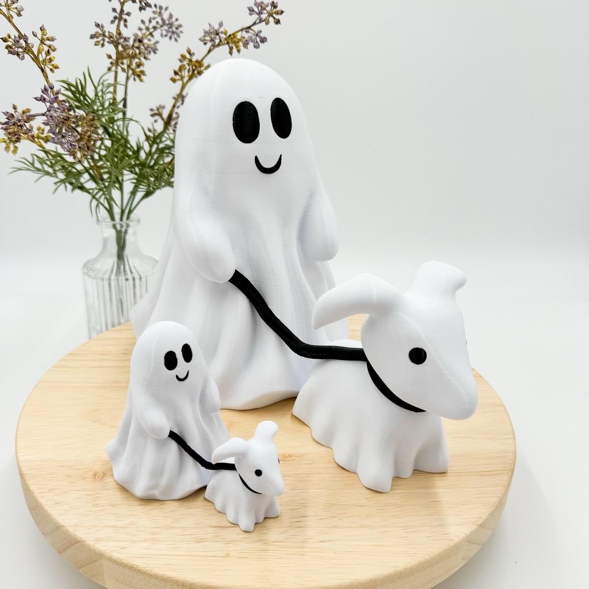 Ghost Walking Dog Home Decor Halloween Decoration 3D Printed