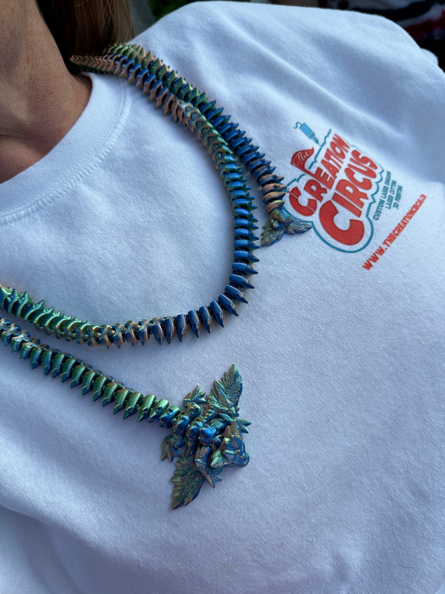 5 Foot Baby Dragon Necklace