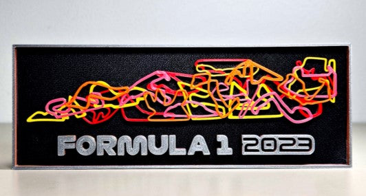 2023 F1 Racing Plaque