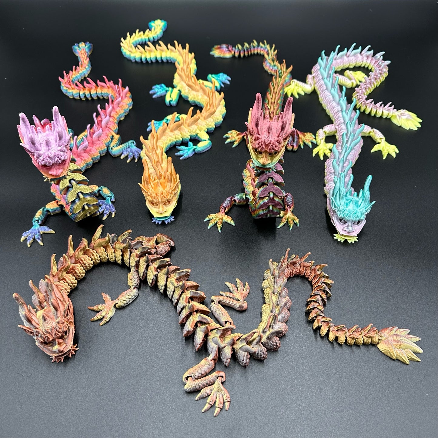 3D Printed Flexi Imperial Dragon
