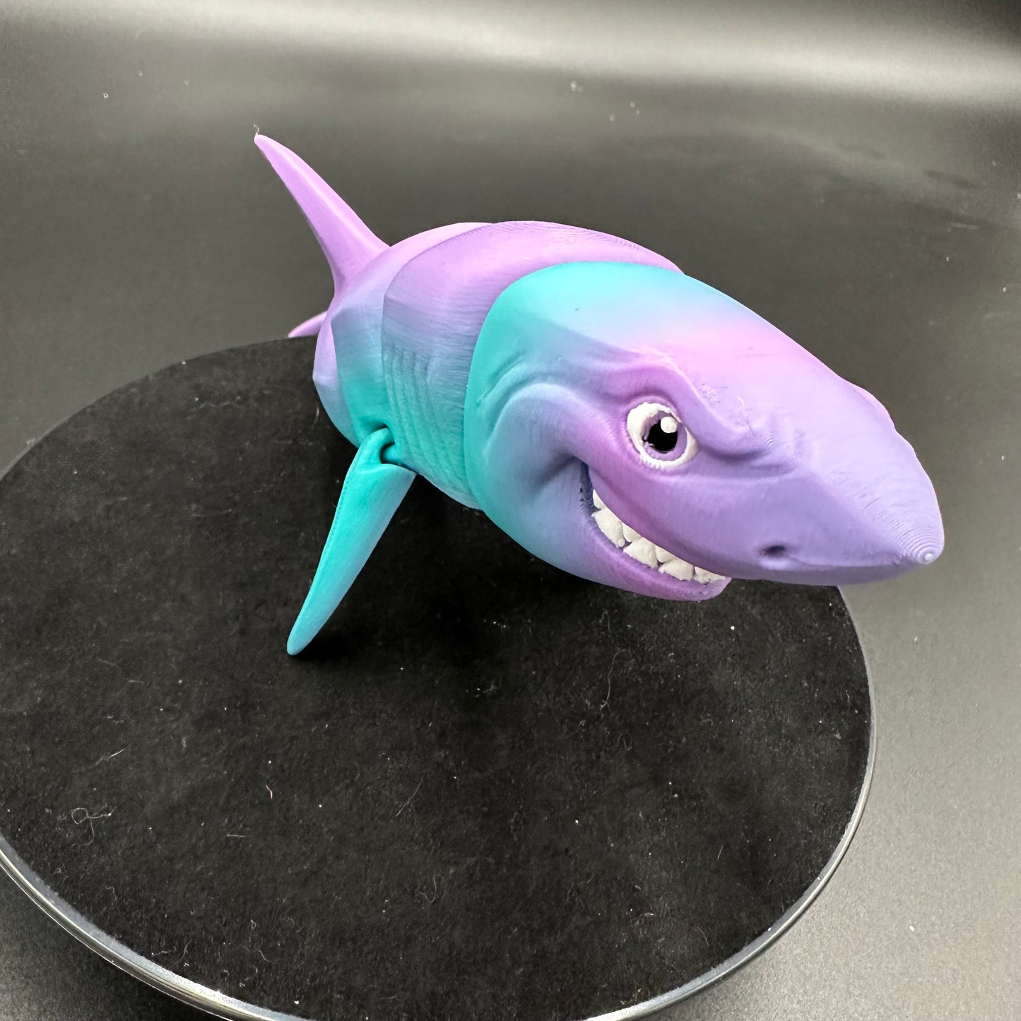 3D printed Multicolored Great White Shark.