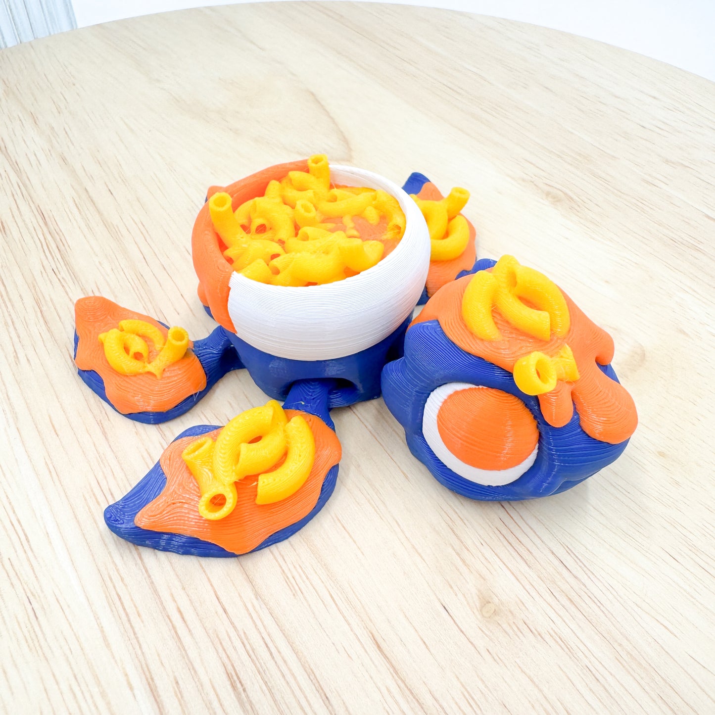 Mac & Cheese Themed Turtle Figurine