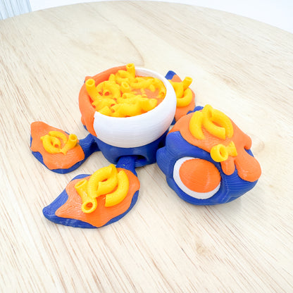 Mac & Cheese Themed Turtle Figurine