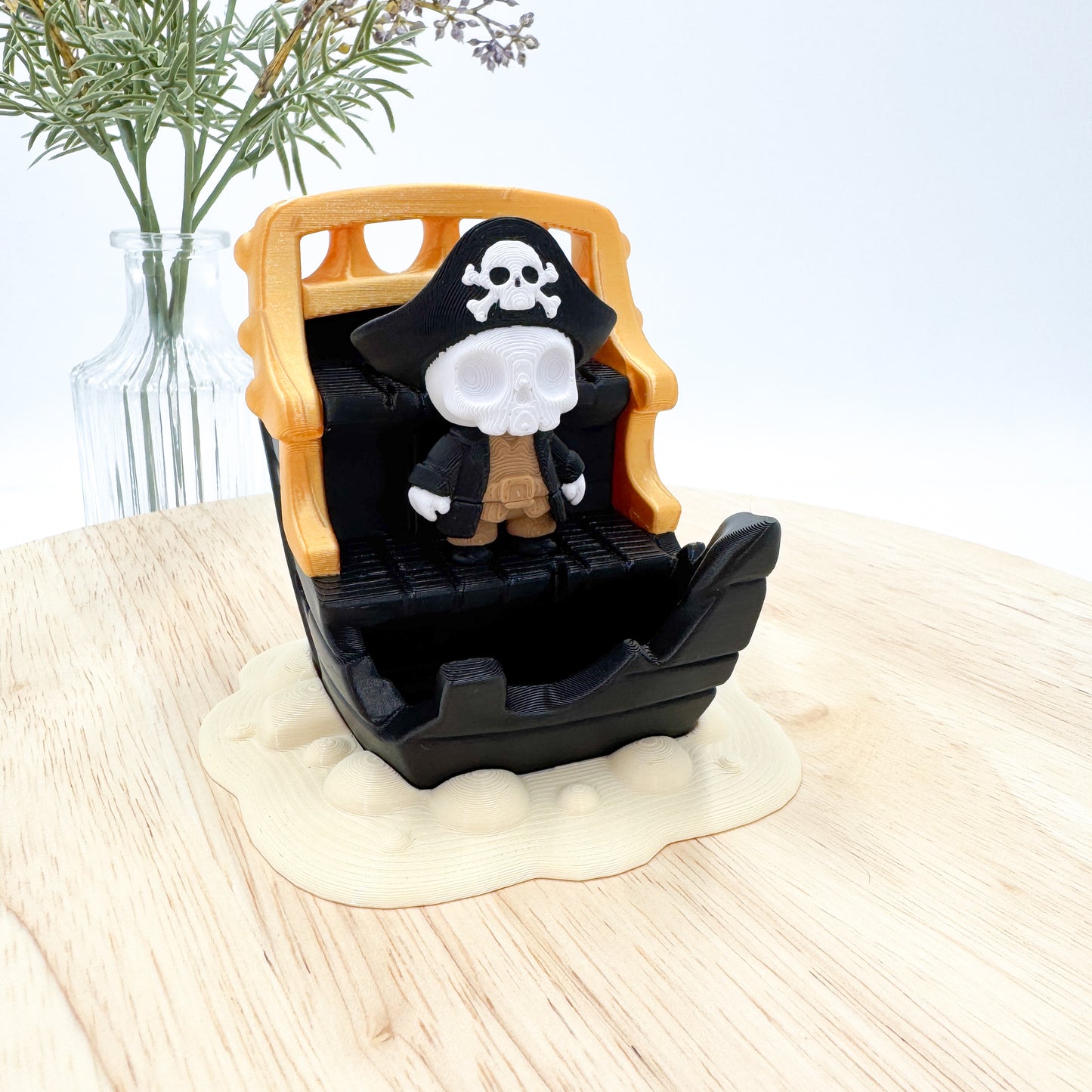 Pirate Shipwreck 3D Printed Collectible