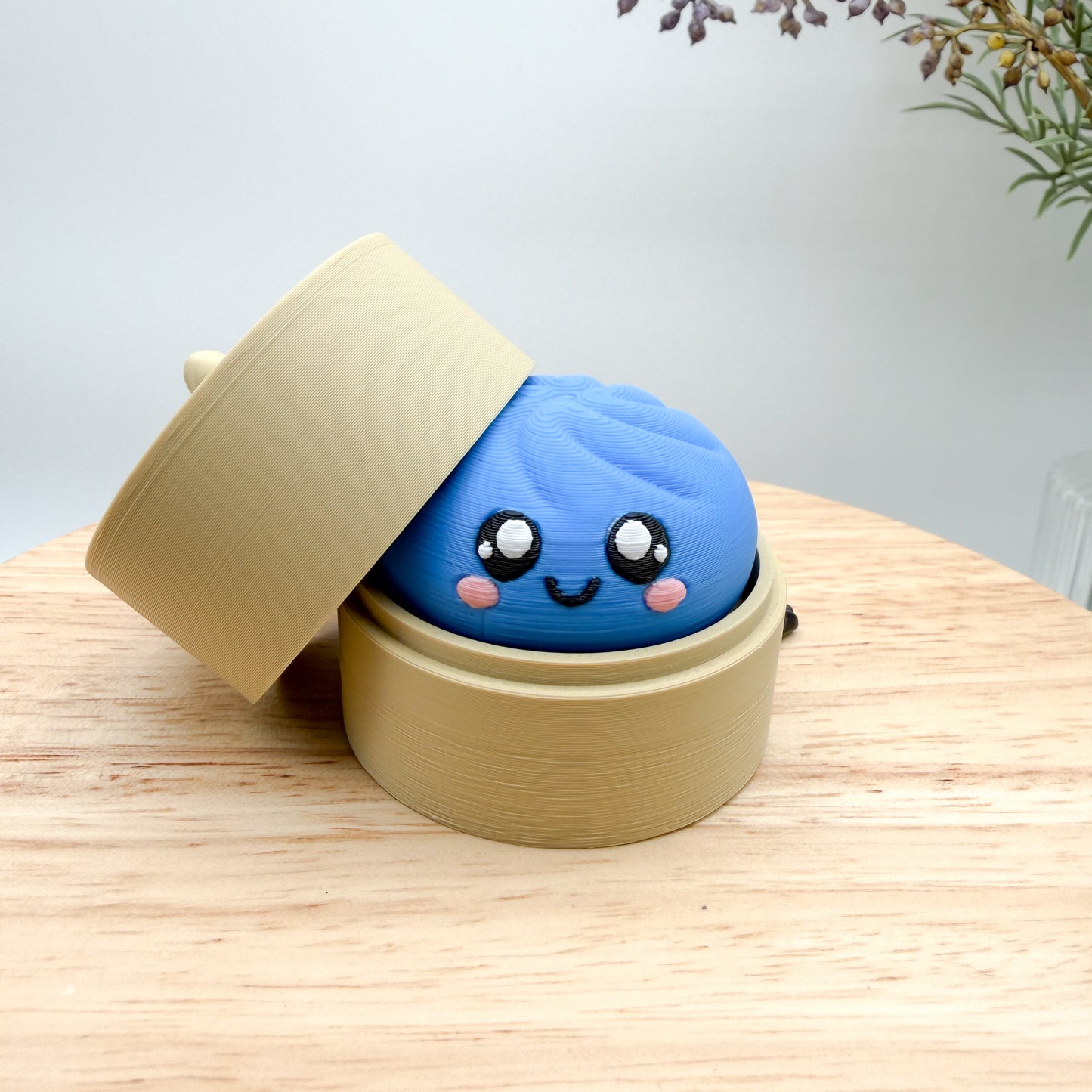 Dumpling Clicker Keychain Collectible