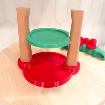 Holiday Tray 3D Printed Christmas Decor