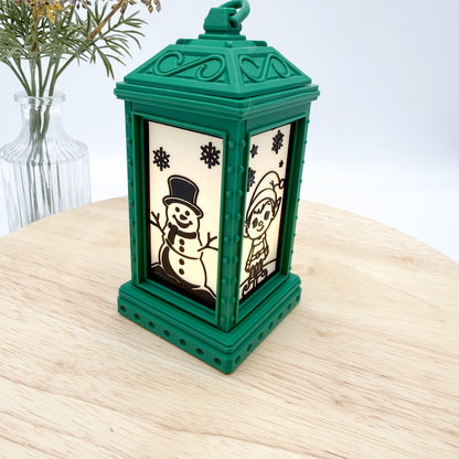 Holiday Lantern Christmas Decor with Light