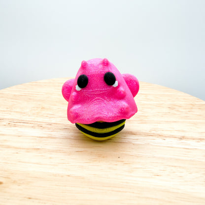 Pink “Boo Bee” Ghost Bee Figurine for Breast Cancer Awareness
