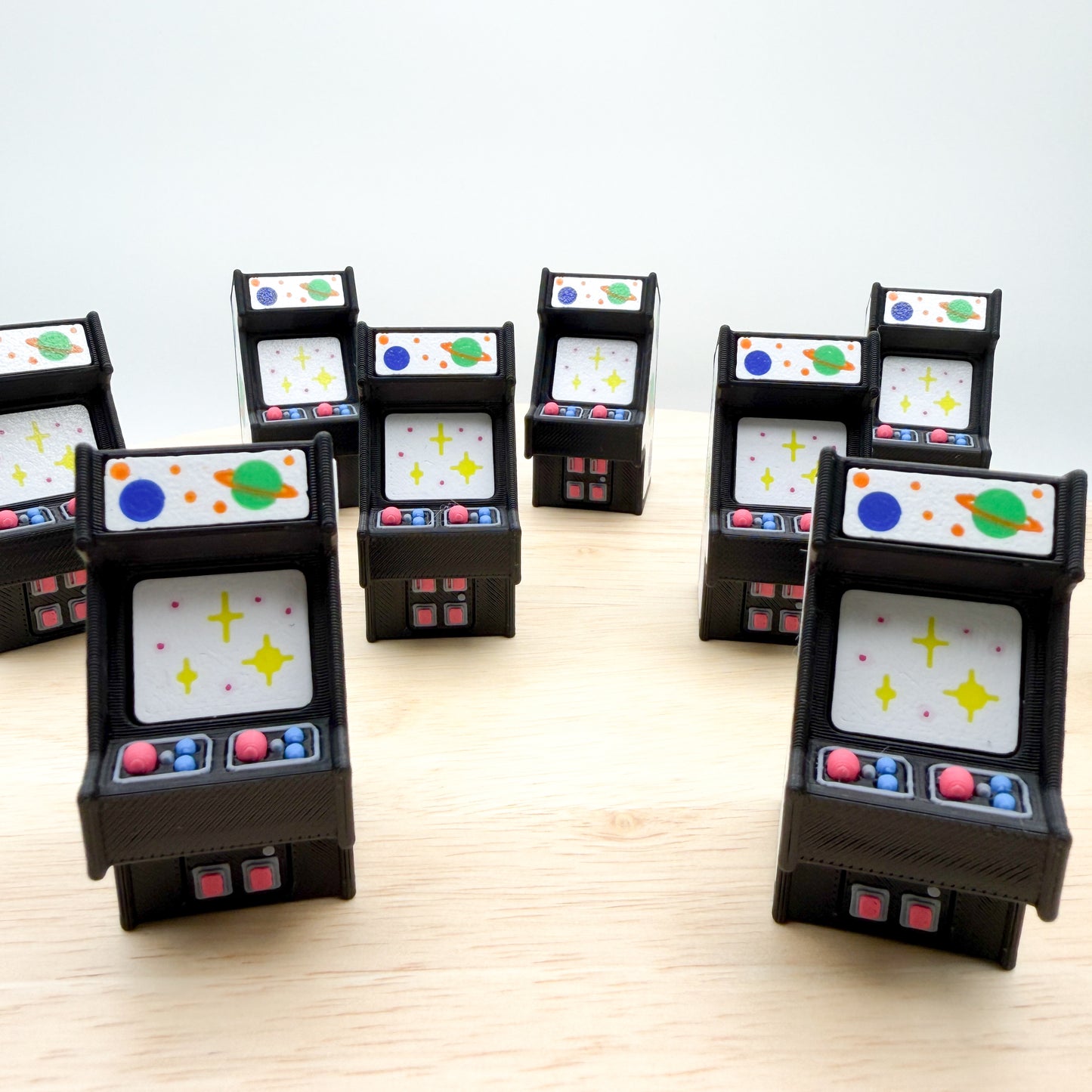 Retro Arcade Clicker 3D Printed Collectible