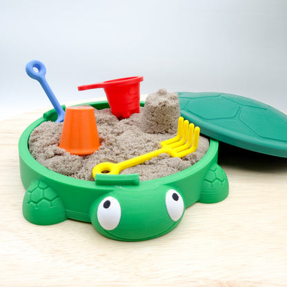 Turtle & Crab Sandbox Zen Garden - 3D Printed Collectible