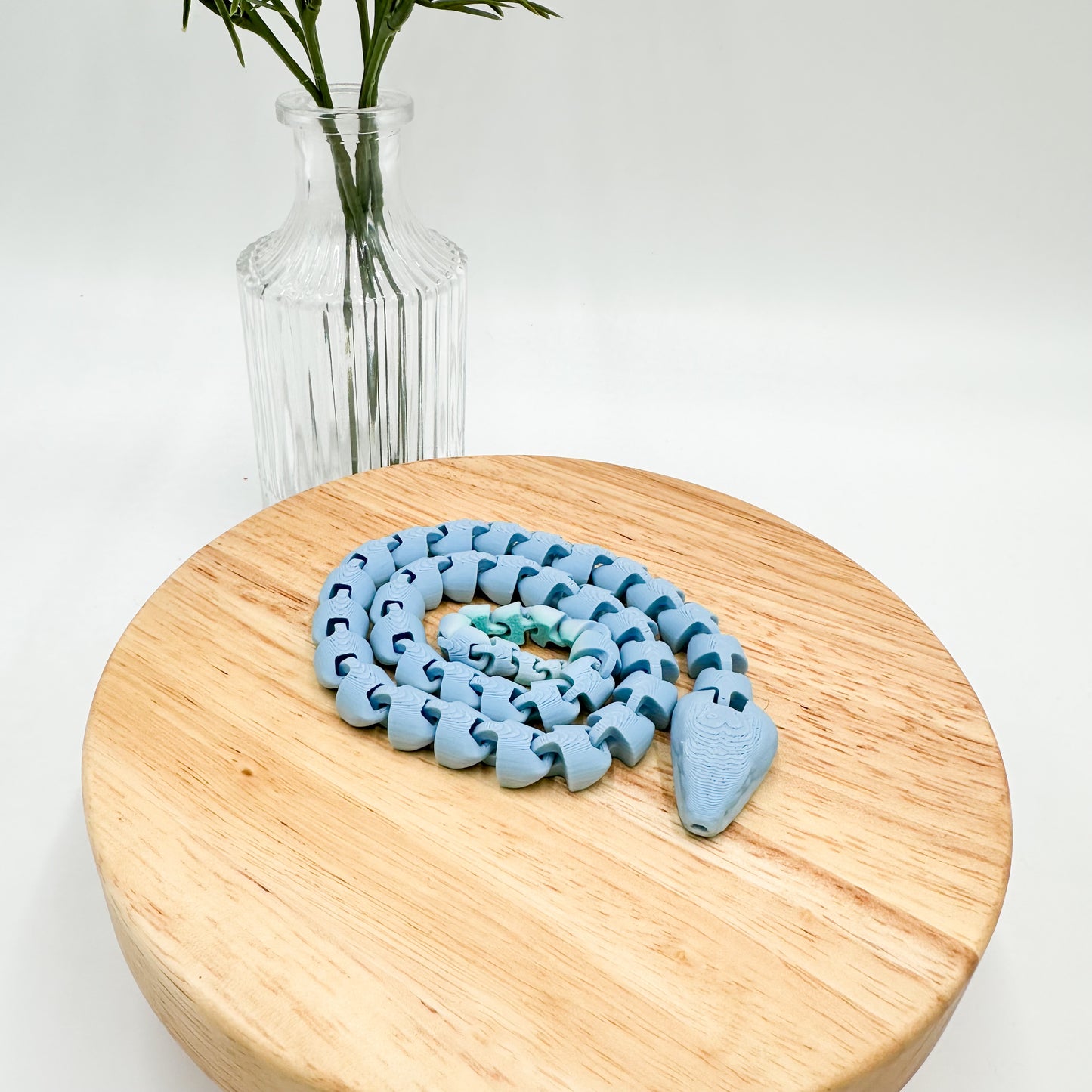 3D Printed Articulating Snake Figurine