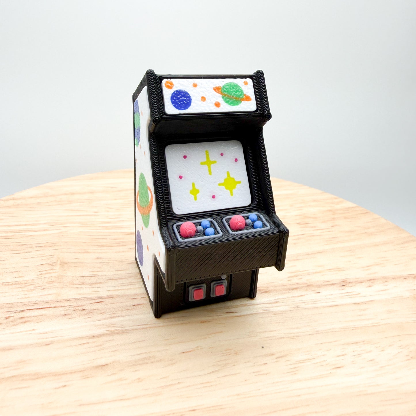 Retro Arcade Clicker 3D Printed Collectible