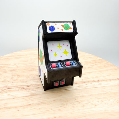 Retro Arcade Clicker 3D Printed Collectible