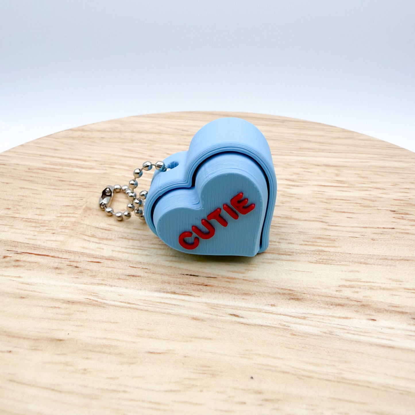 Conversation Heart Clickies Valentine's Day Gift Keychain