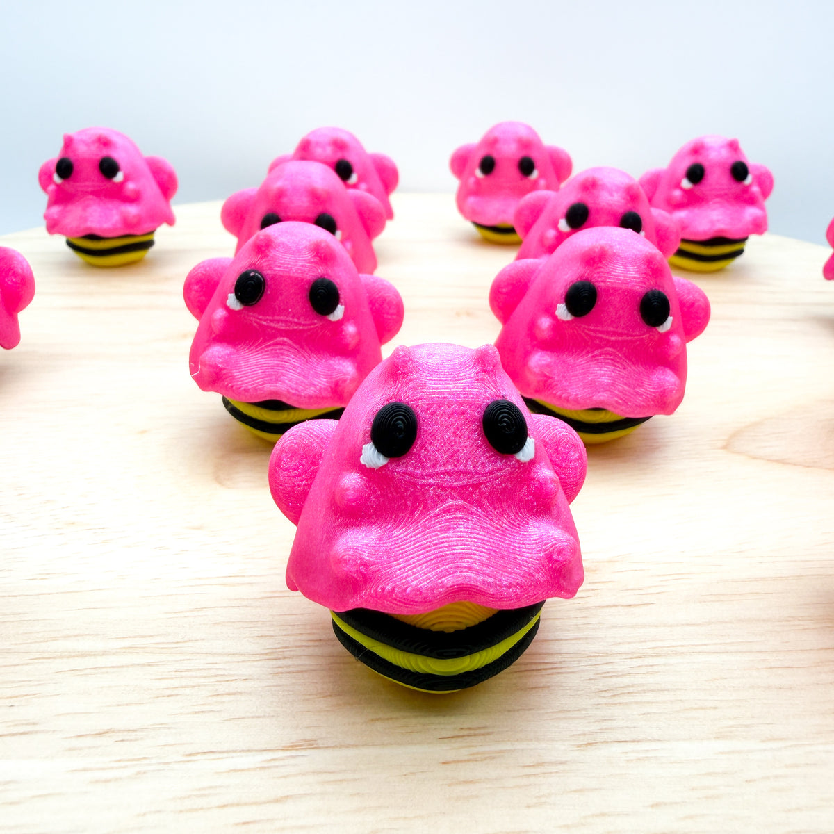 Pink “Boo Bee” Ghost Bee Figurine for Breast Cancer Awareness