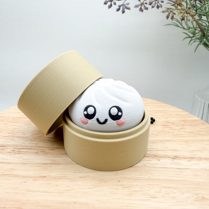 Dumpling Clicker Keychain Collectible