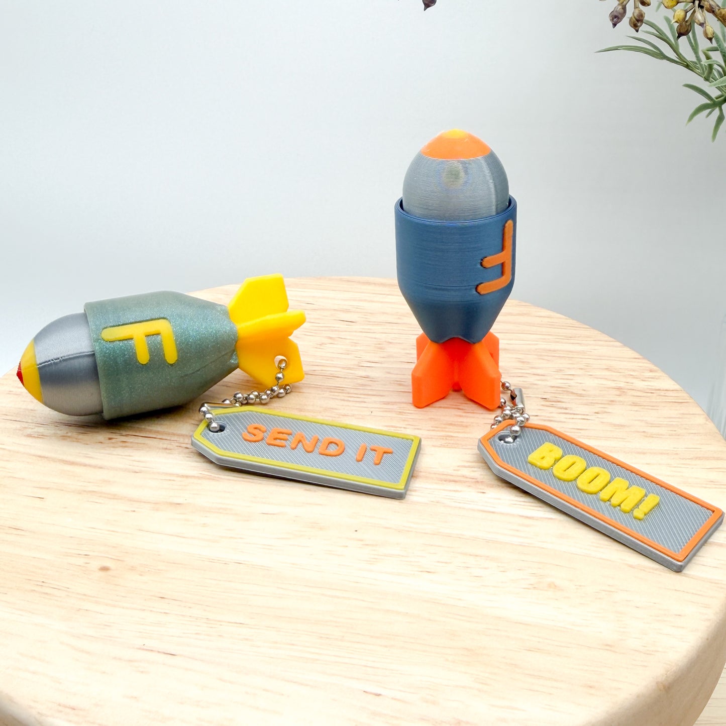 F Bomb Clickie Collectible Keychain - Pack of 2