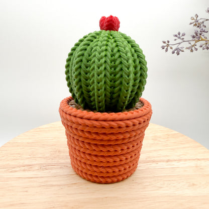 Knit Cactus 3D Printed Collectible