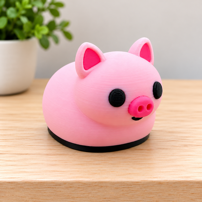 Pink pig Shoulder Loaf with a pink snout