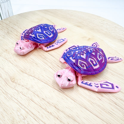 Flexi Tattooed Floaty Turtle