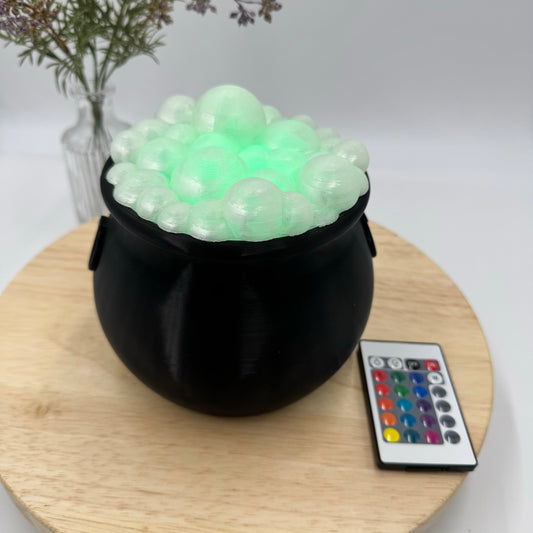 Bubbling Cauldron - 3D Printed Halloween Spooky Decor