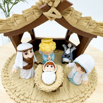 PRE-ORDER - 3D Printed Nativity Set Collectible Holiday Decor