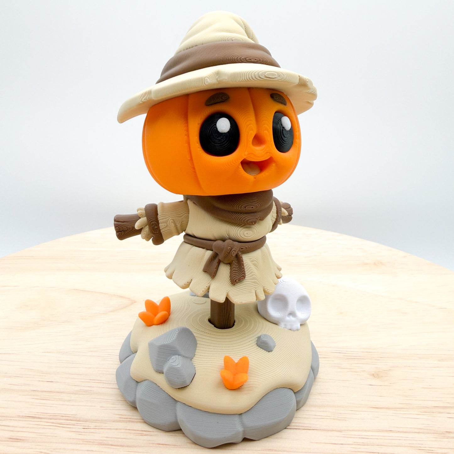 Pumpkin Scarecrow Scene