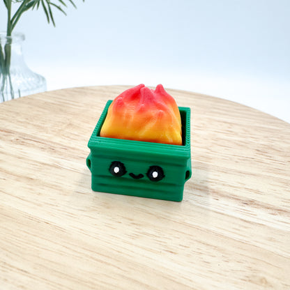 Dumpster Fire Clickie Fidget