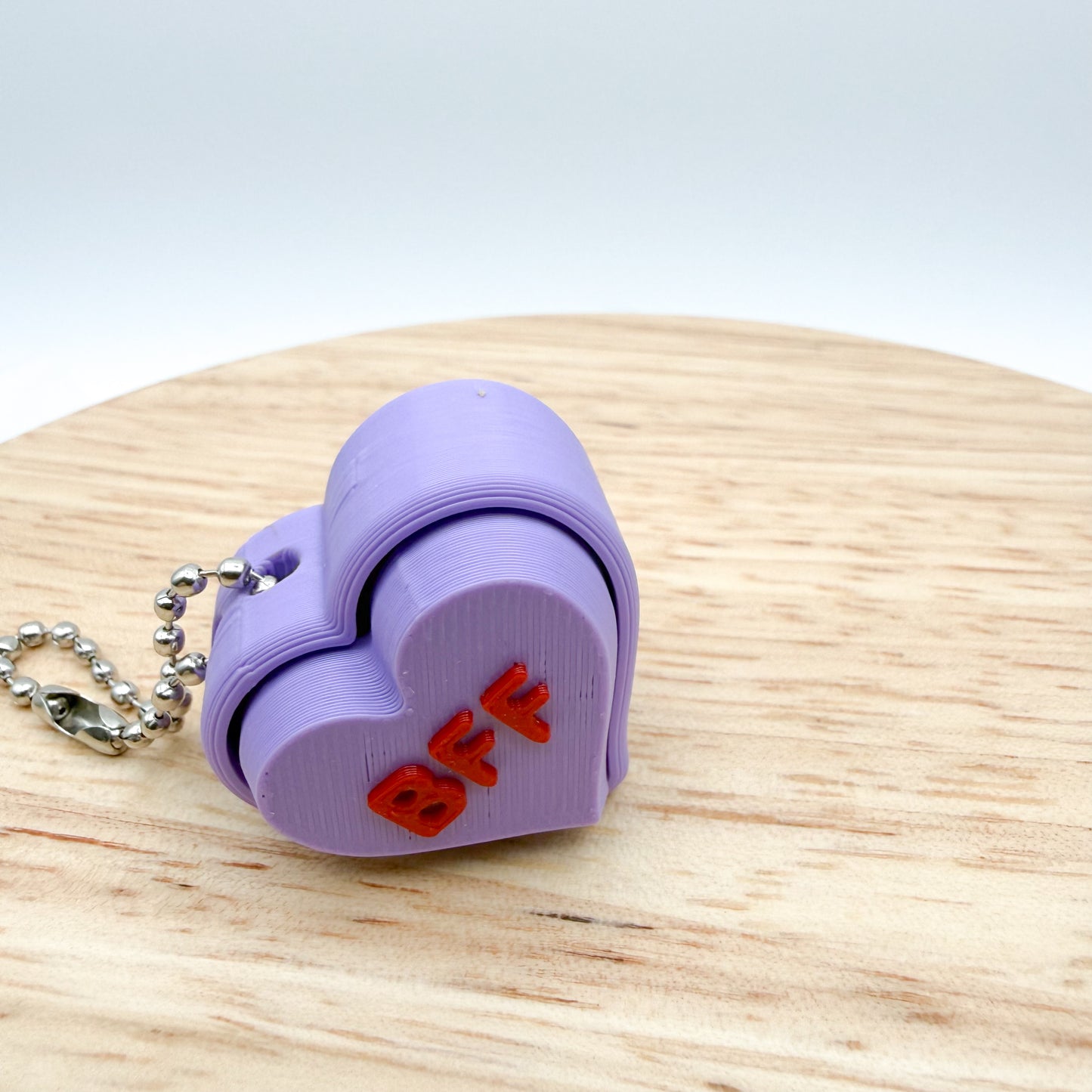 Conversation Heart Clickies Valentine's Day Gift Keychain