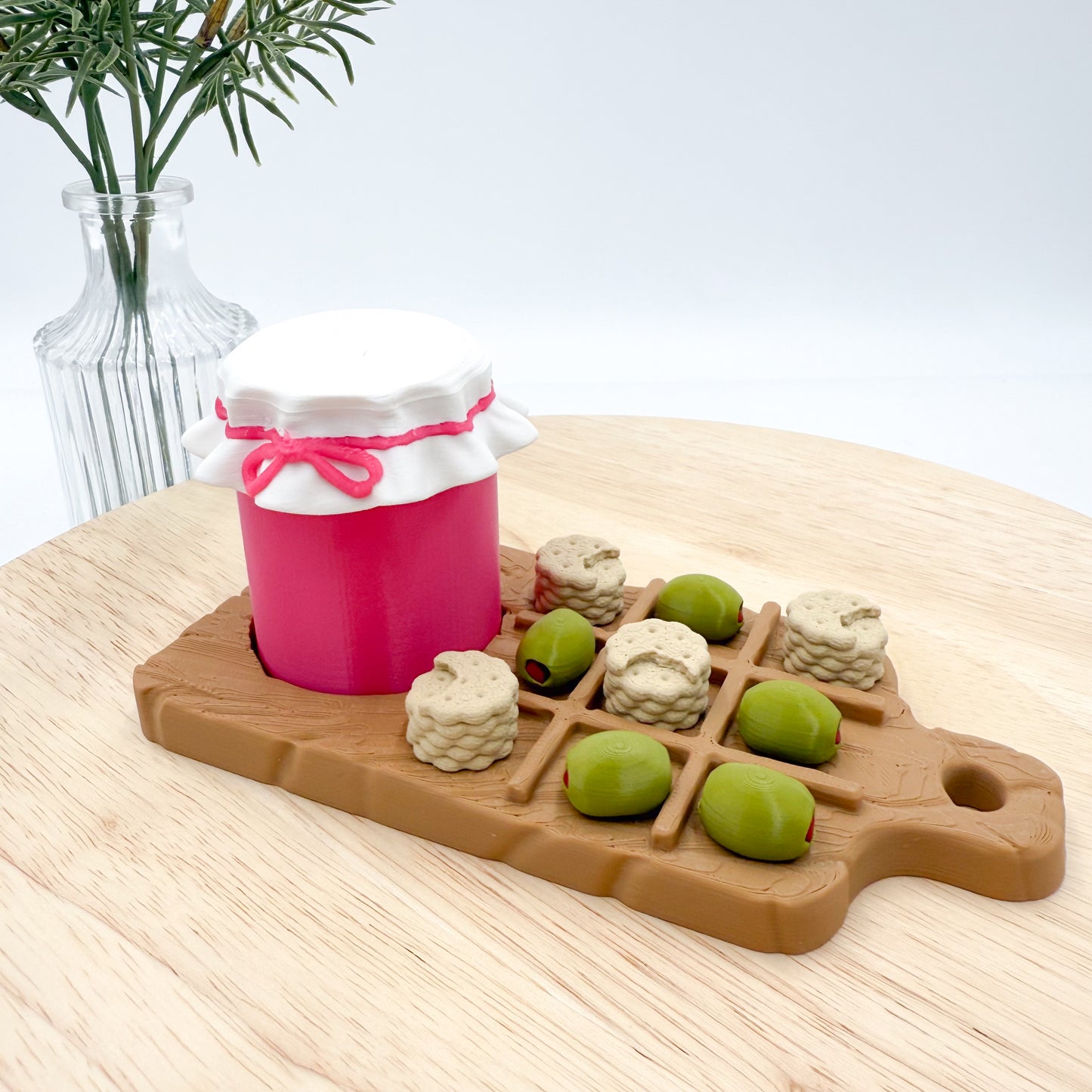 Charcuterie Tic Tac Toe Game Board