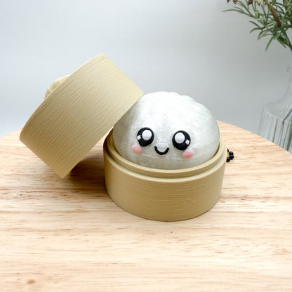 Dumpling Clicker Keychain Collectible