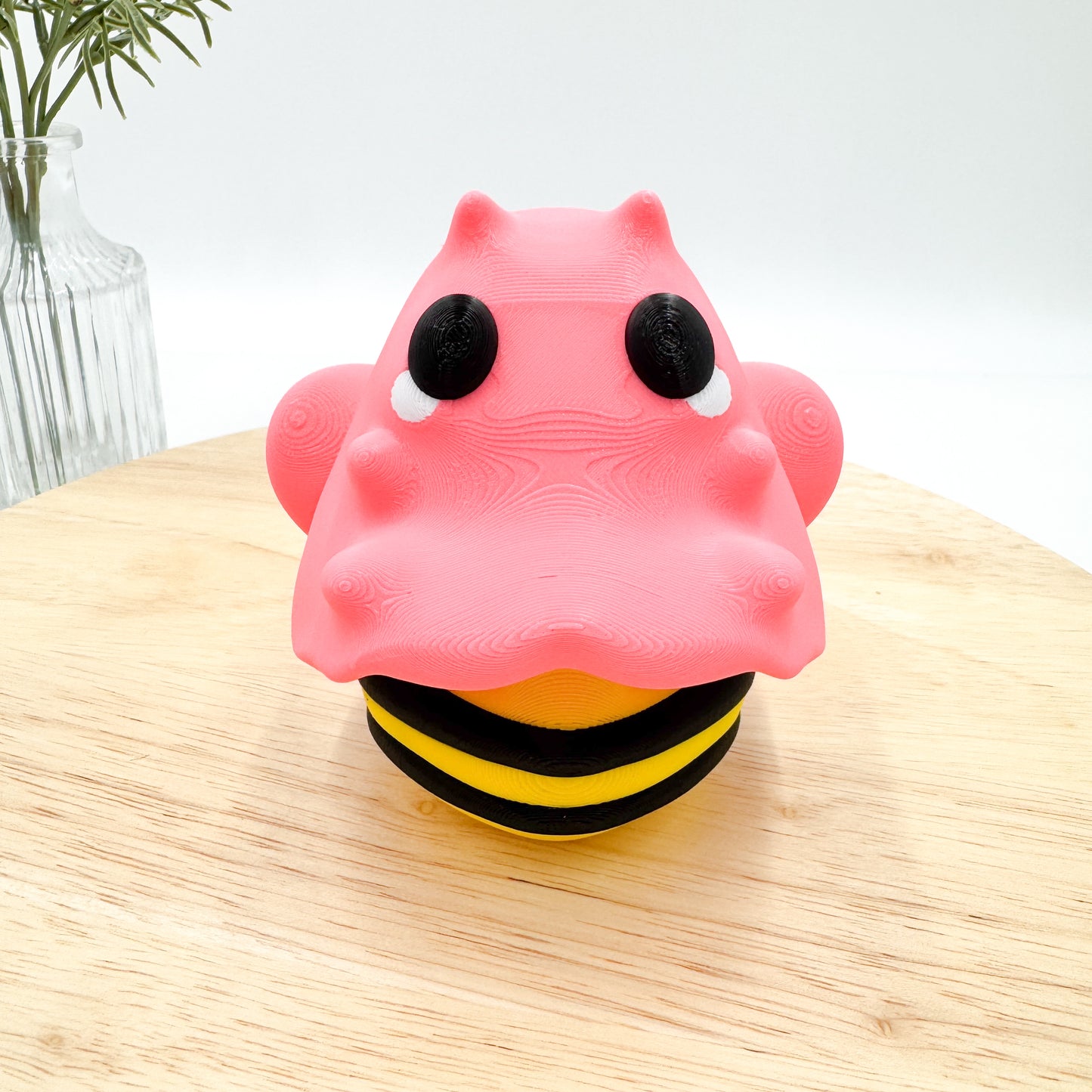 Pink “Boo Bee” Ghost Bee Figurine for Breast Cancer Awareness