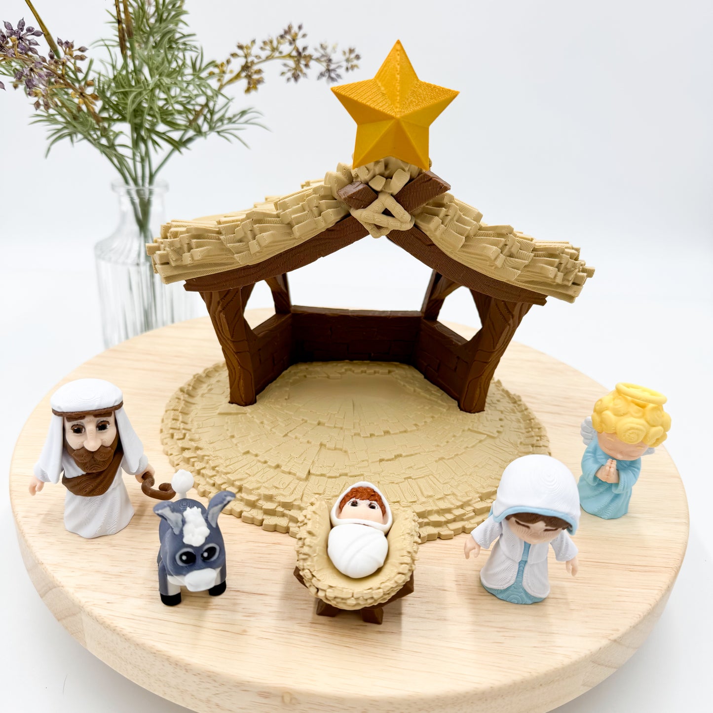 PRE-ORDER - 3D Printed Nativity Set Collectible Holiday Decor