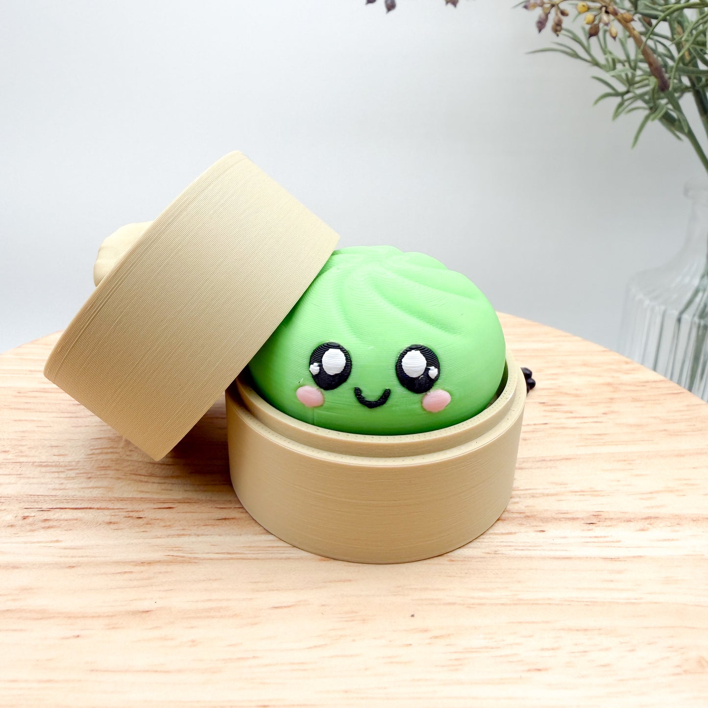 Dumpling Clicker Keychain Collectible