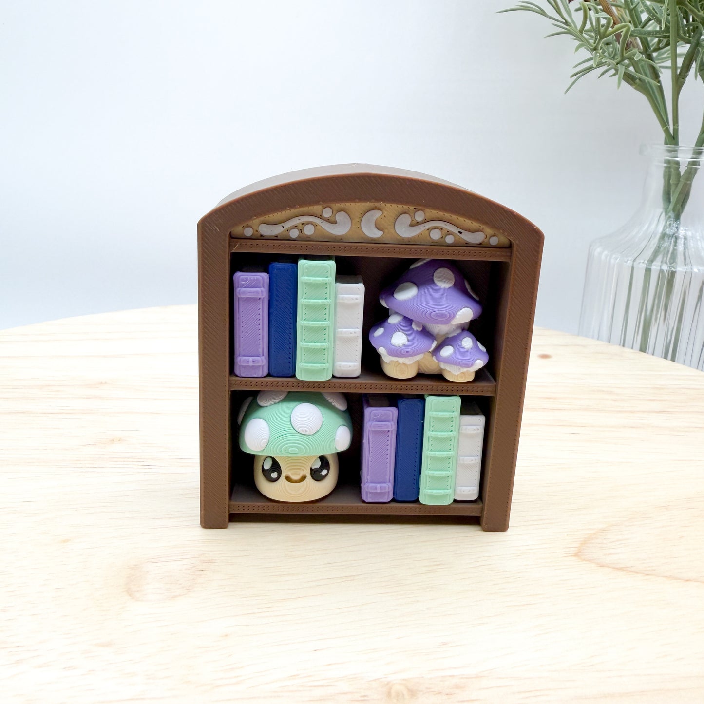 Bookshelf Book Lover Clickie 3D Printed Fidget