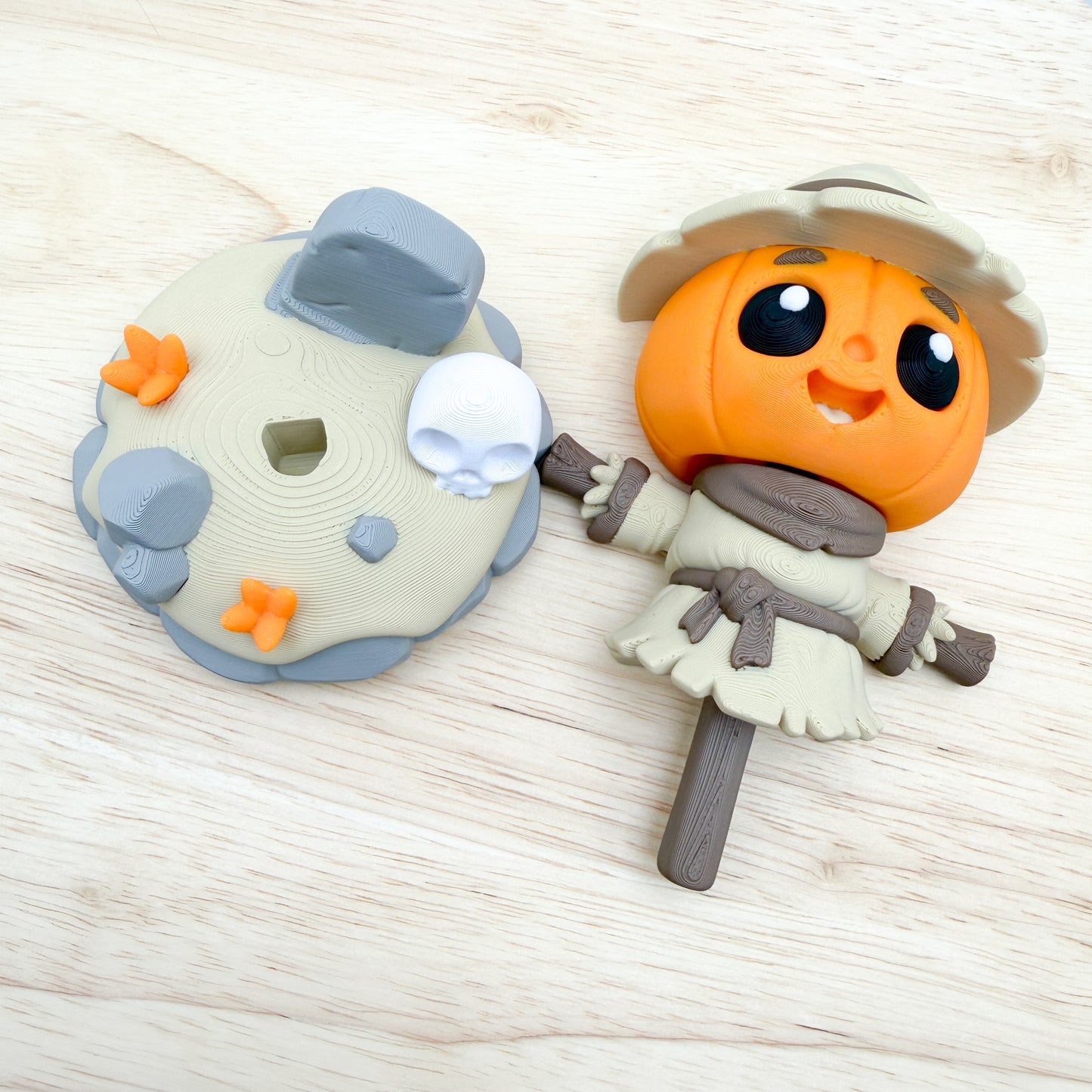 Pumpkin Scarecrow Scene