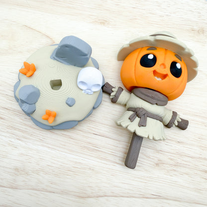 Pumpkin Scarecrow Scene