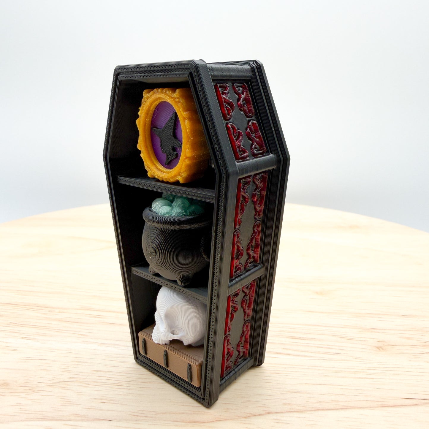 Halloween Coffin & Bookshelf Clickers