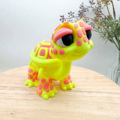 3D Printed Standing Turtle Decor Figurine