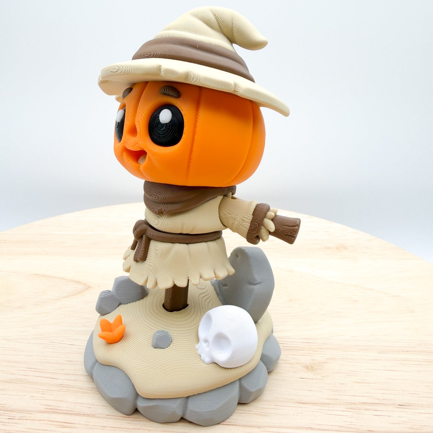 Pumpkin Scarecrow Scene