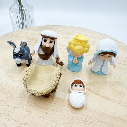 PRE-ORDER - 3D Printed Nativity Set Collectible Holiday Decor