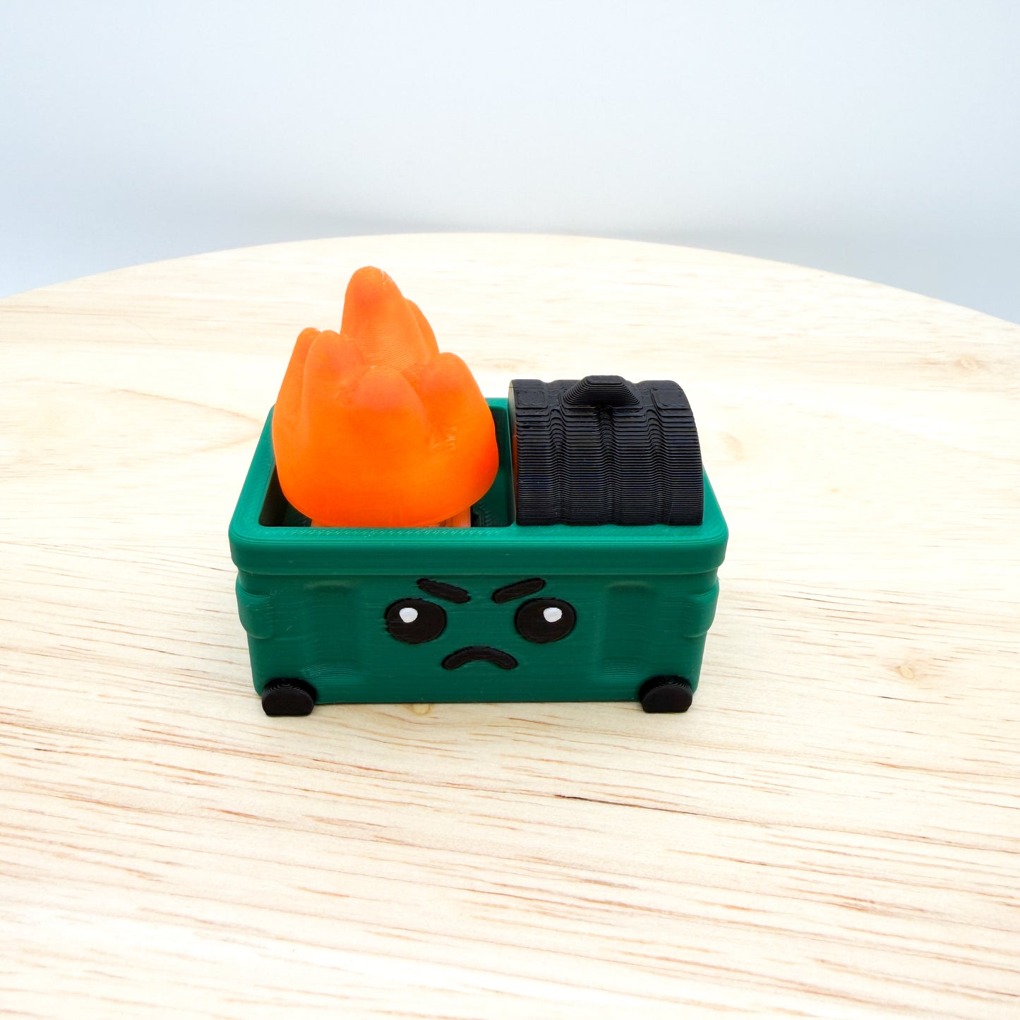 Light Up Dumpster Fire Clicker