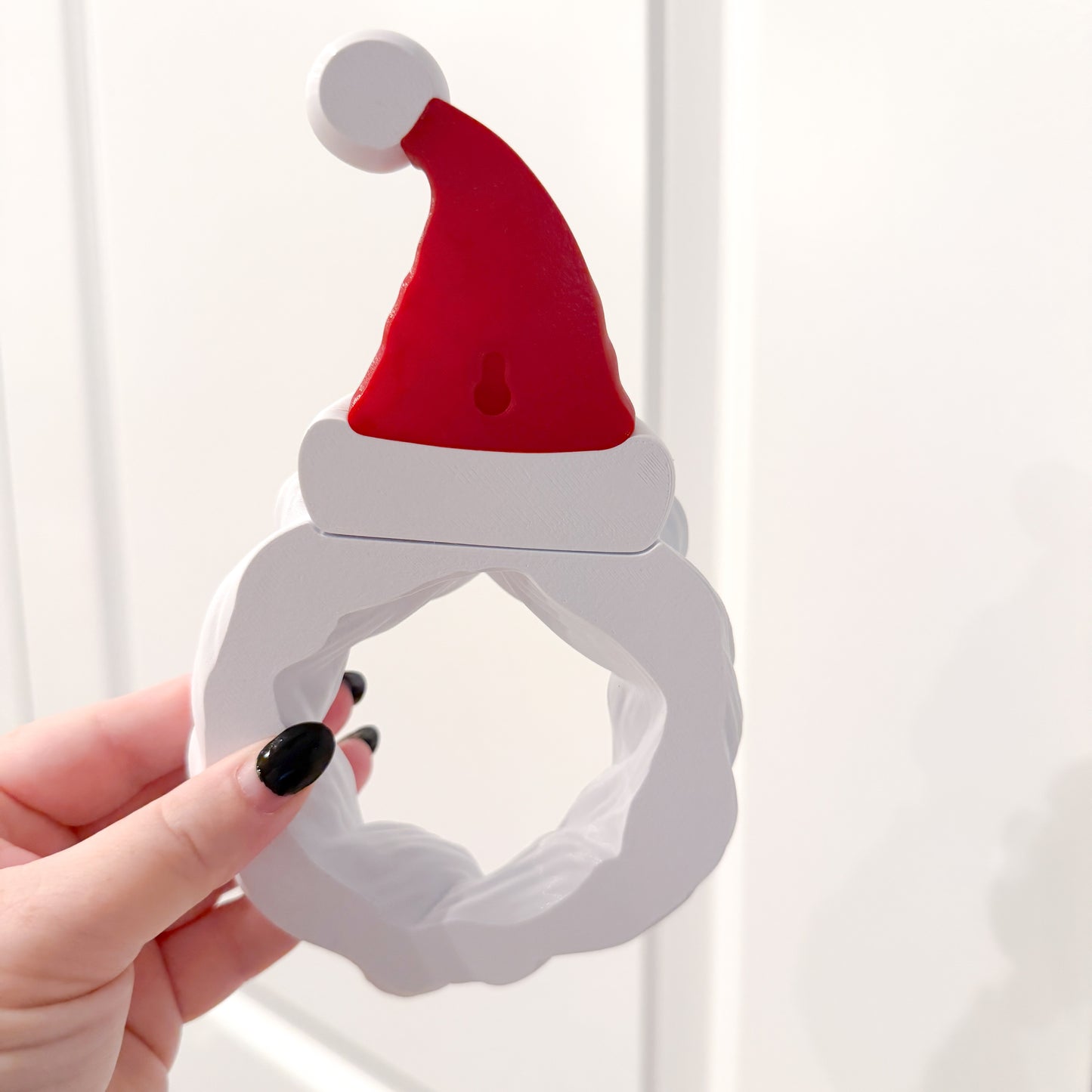 Santa Wreath Holiday Decor