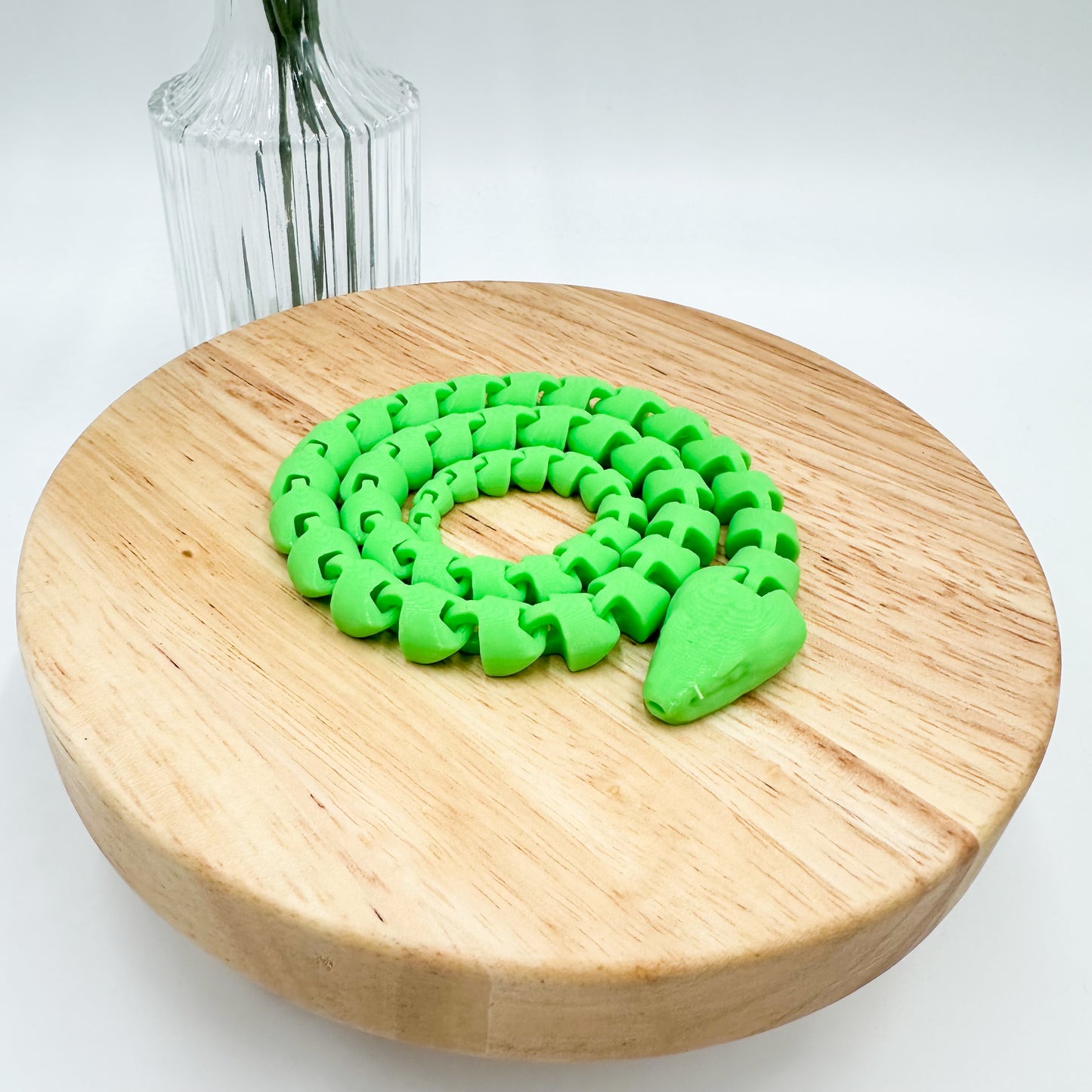 3D Printed Articulating Snake Figurine