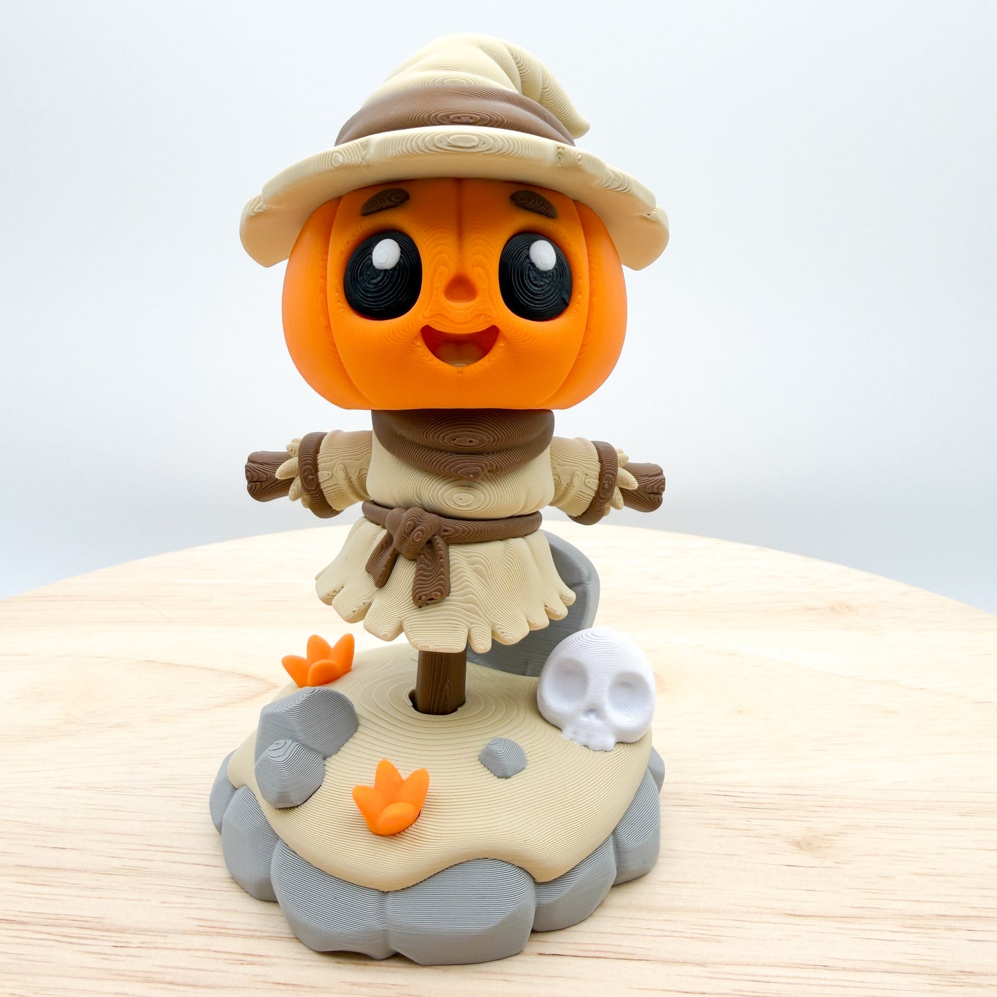 Pumpkin Scarecrow Scene