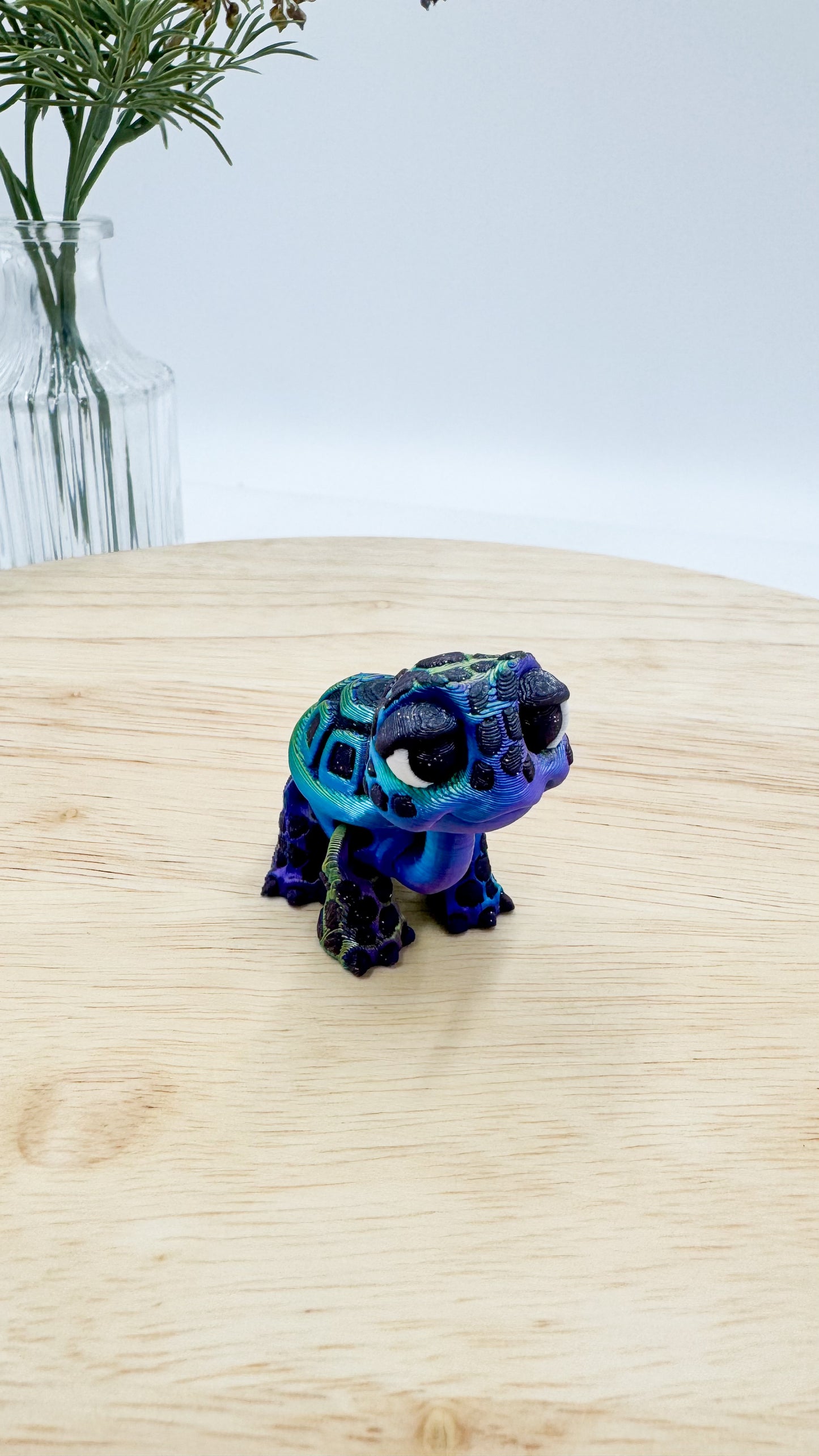 Mini Standing Turtle Tortoise 3D Printed Figurine