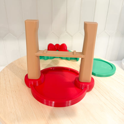 Holiday Tray 3D Printed Christmas Decor