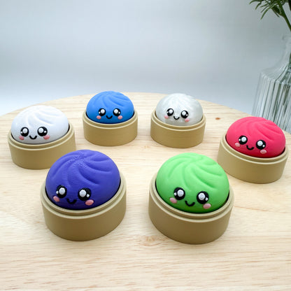 Dumpling Clicker Keychain Collectible