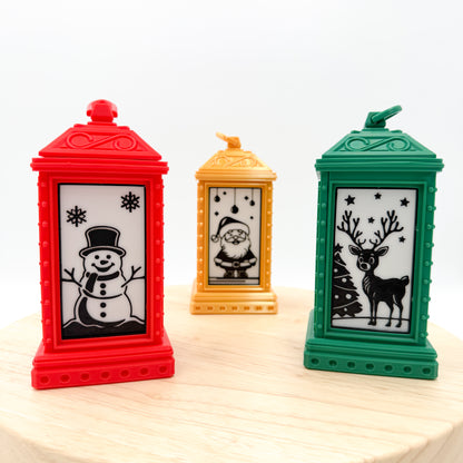 Holiday Lantern Christmas Decor with Light