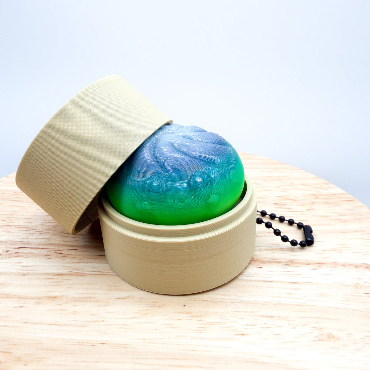 Dumpling Clicker Keychain Collectible
